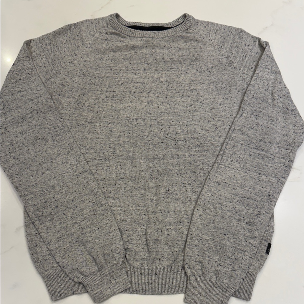 BUFFALO lightweight Knit Gray Crewneck Sweater